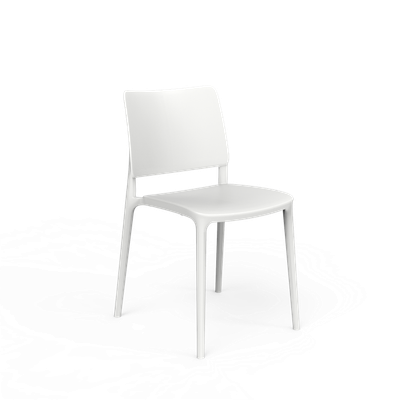 Sera stoel - mat wit