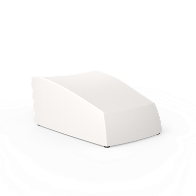 Lounge hocker O2s  mat wit