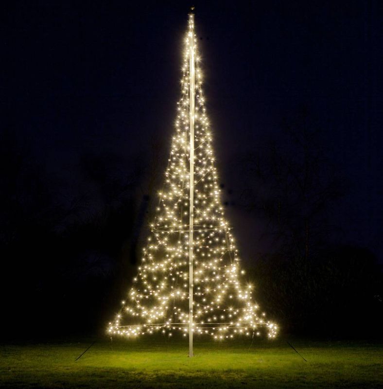 Fairybell Kerstboom 600cm  - 900 leds + 6 meter mast