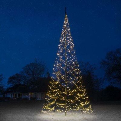 Fairybell Kerstboom 800cm  - 1500 leds (twinkel) + 8 meter mast