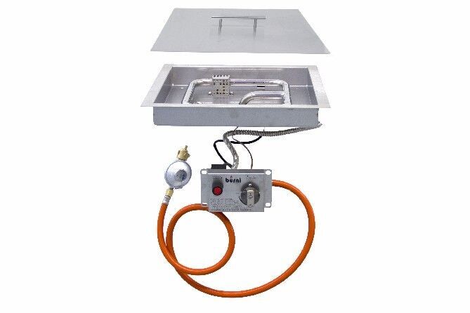 Forno Brann gasbrander inbouw set