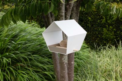 Heeej 'Small Diamond' - vogelvoederhuisje - wit