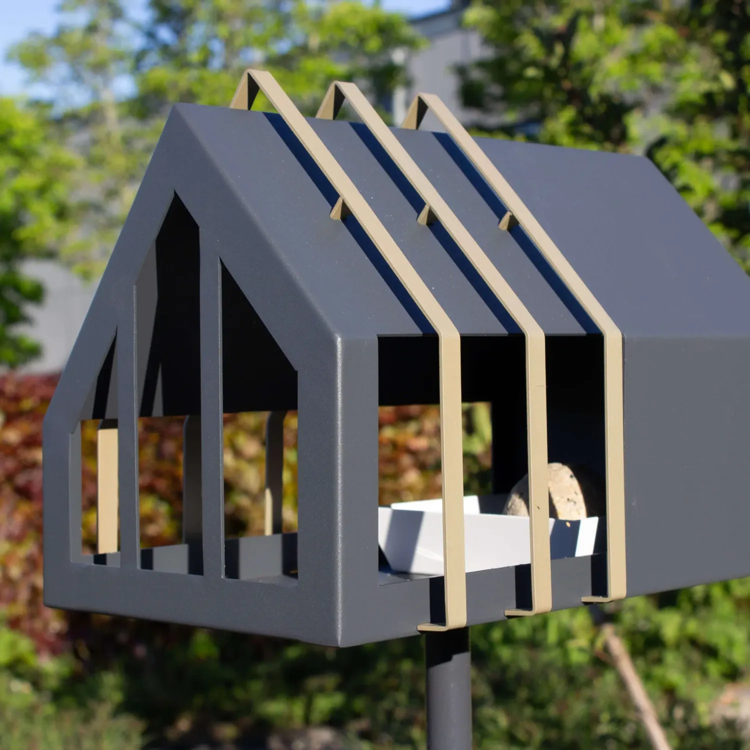 Heeej 'Framed feeder' - vogelvoederhuisje - antraciet