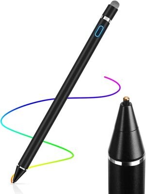 AICase Długopis pojemnościowy, 2 w 1 rysik pióro do ekranów dotykowych 1,45 mm