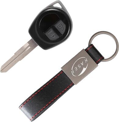 kaser Cover Key Shell for Suzuki - Fob Case Flip Folding Remote Key 2 Buttons for Suzuki Igins Alto SX4 Vauxhall Agila Swift Jimny Grand Vitara Ignis Opel Agila Fiat Sedici