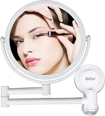 Lustro do makijażu ściennego z powiększeniem 1X/2 x dwustronny kosmetyk 360