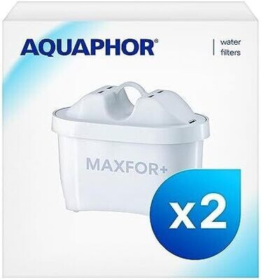 Aqua Maxfor+ 2 wkłady filtrujące do wody, tworzywo sztuczne, kolor biały, 200 l