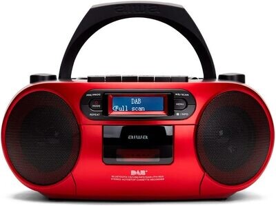 BOOMBOX RADIOODTWARZACZ DAB+, CD/MP3, USB, BT, AUX IN - AIWA BBTC-660DAB/RD