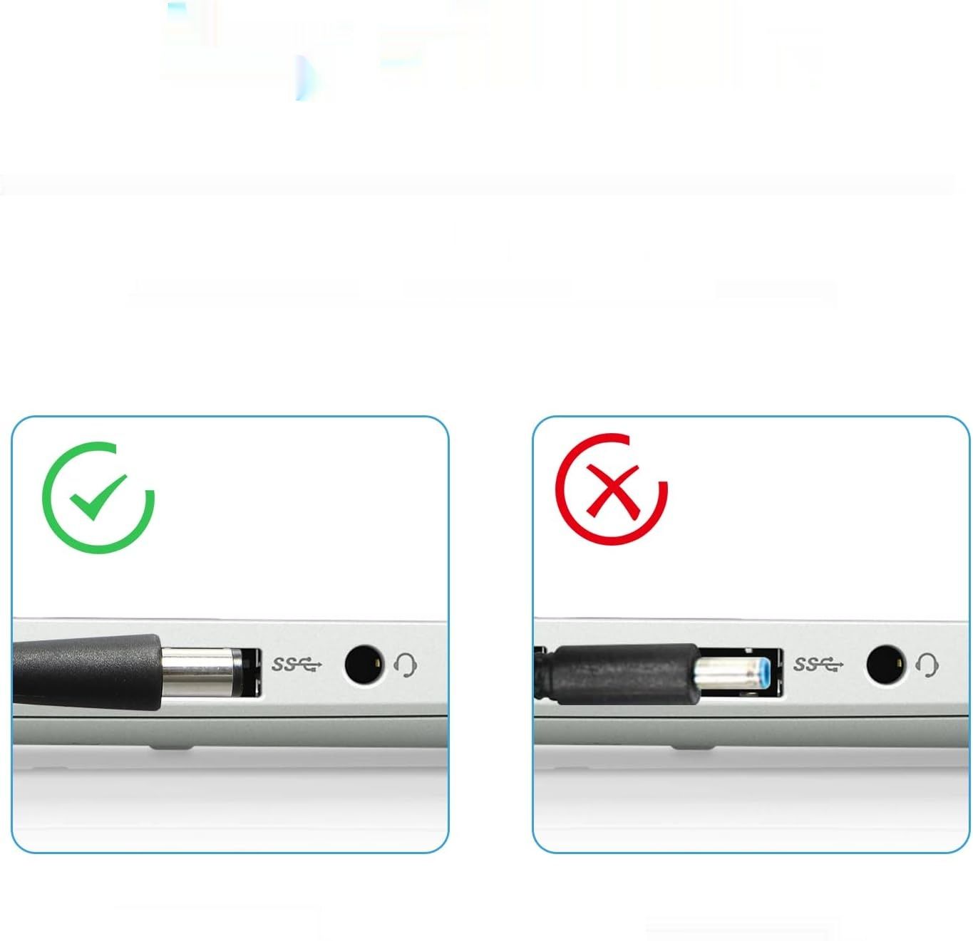 ARyee 90W 19V 4.74A Ładowarka do laptopa dla HP Pavilion, Elitebook, Compaq.