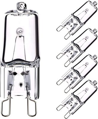 OSDUE G9 Halogen Bulbs, 28 W, 230 V, Ciepłe Białe Światło, 2800 K, Opakowanie 5