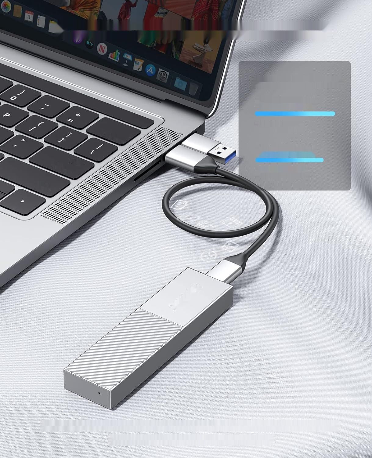 ORICO Obudowa na dysk SSD M.2 NVMe Aluminium 10Gbps USB C USB 3.2 Gen 2