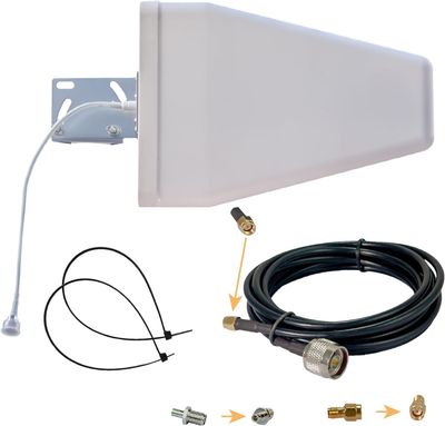 Antena 9dBi 5G 698-3700 MHz, 3M kabel ts9, SMA, rp-SMA