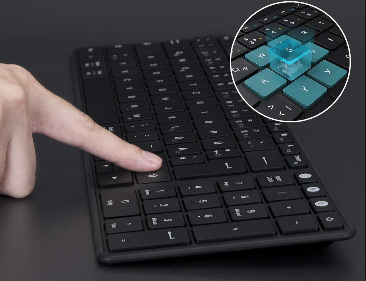seenda Bluetooth Bezprzewodowa Klawiatura Kompatybilna z systemem Mac OS