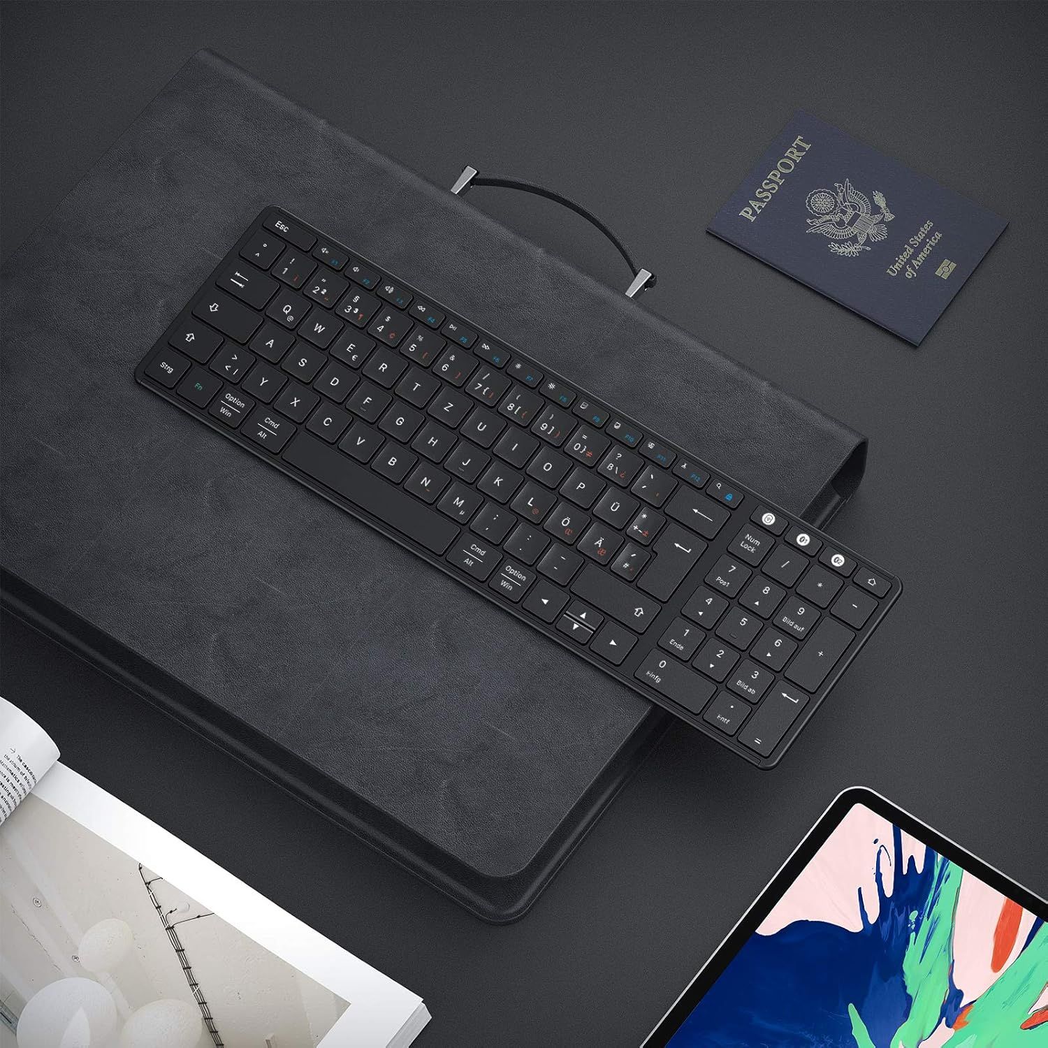 seenda Bluetooth Bezprzewodowa Klawiatura Kompatybilna z systemem Mac OS