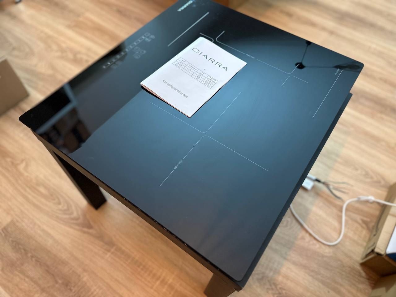 CIARRA CBBIH3BF Wbudowana indukcyjna płyta grzewcza 3 strefy 32A 6500W z funkcją Boost 1 Flex Zone