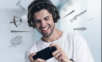 TUINYO Bezprzewodowe słuchawki  Bluetooth z redukcją szumów