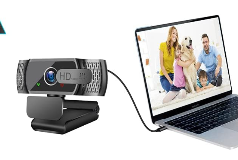 neefeaer kamera internetowa HD1080P z mikrofonem, automatyczna korekcja światła, USB PC kamera internetowa z osłoną, kąt szeroki 90°, korekcja ekspozycji, Plug &amp; Play, do komputera, laptopa, komputera