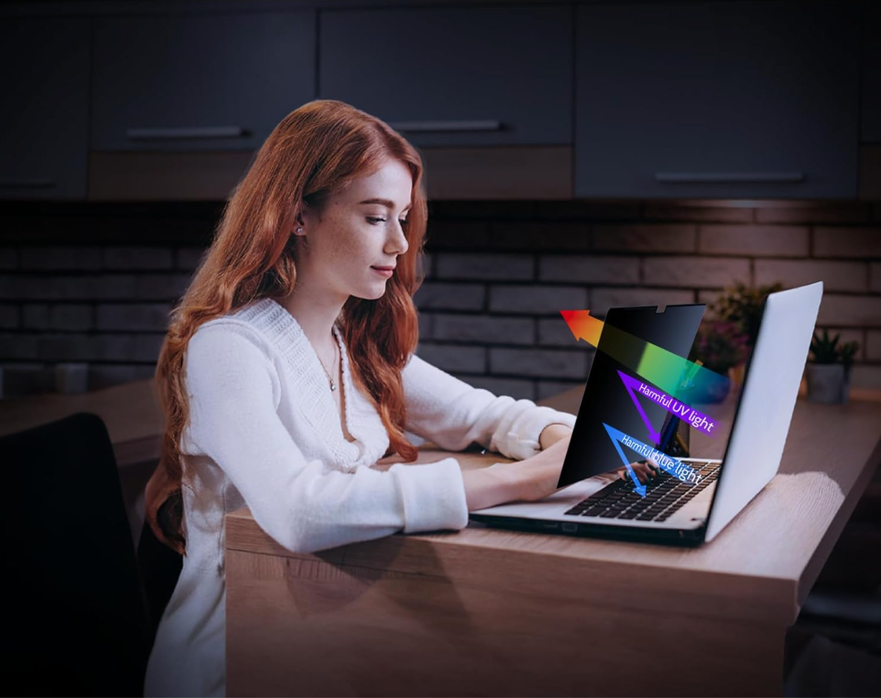 Magnetyczna ochrona przed wzrokiem na laptopa o przekątnej ekranu 13,3&quot;, proporcje obrazu 16:10, 13 zdejmowanych, ochrona przed oślepieniem, kompatybilna z Lenovo / HP / Dell / Acer / Samsung/ Toshiba