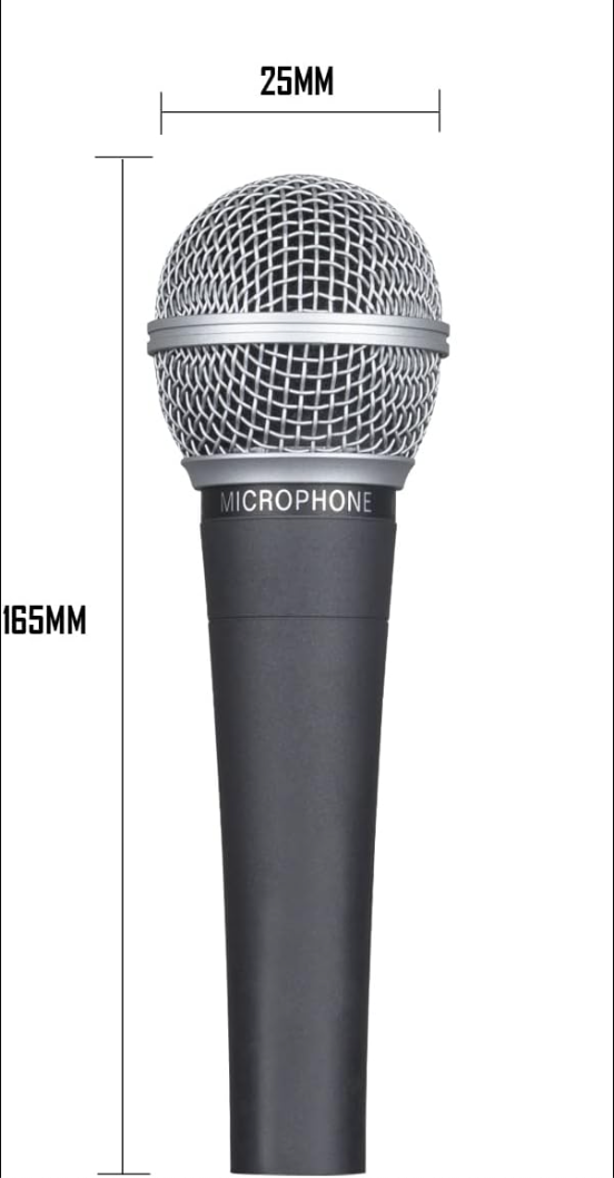 Weymic Nowy Wm58 Mic Dynamiczny Głos Mikrofon Klasyczny Styl Mikrofon Audio Instrument Mic z Czystego Dźwięku, Profesjonalny Metalowy Korpus Dynamiczny Ruchu Mikrofon (No_Cable)