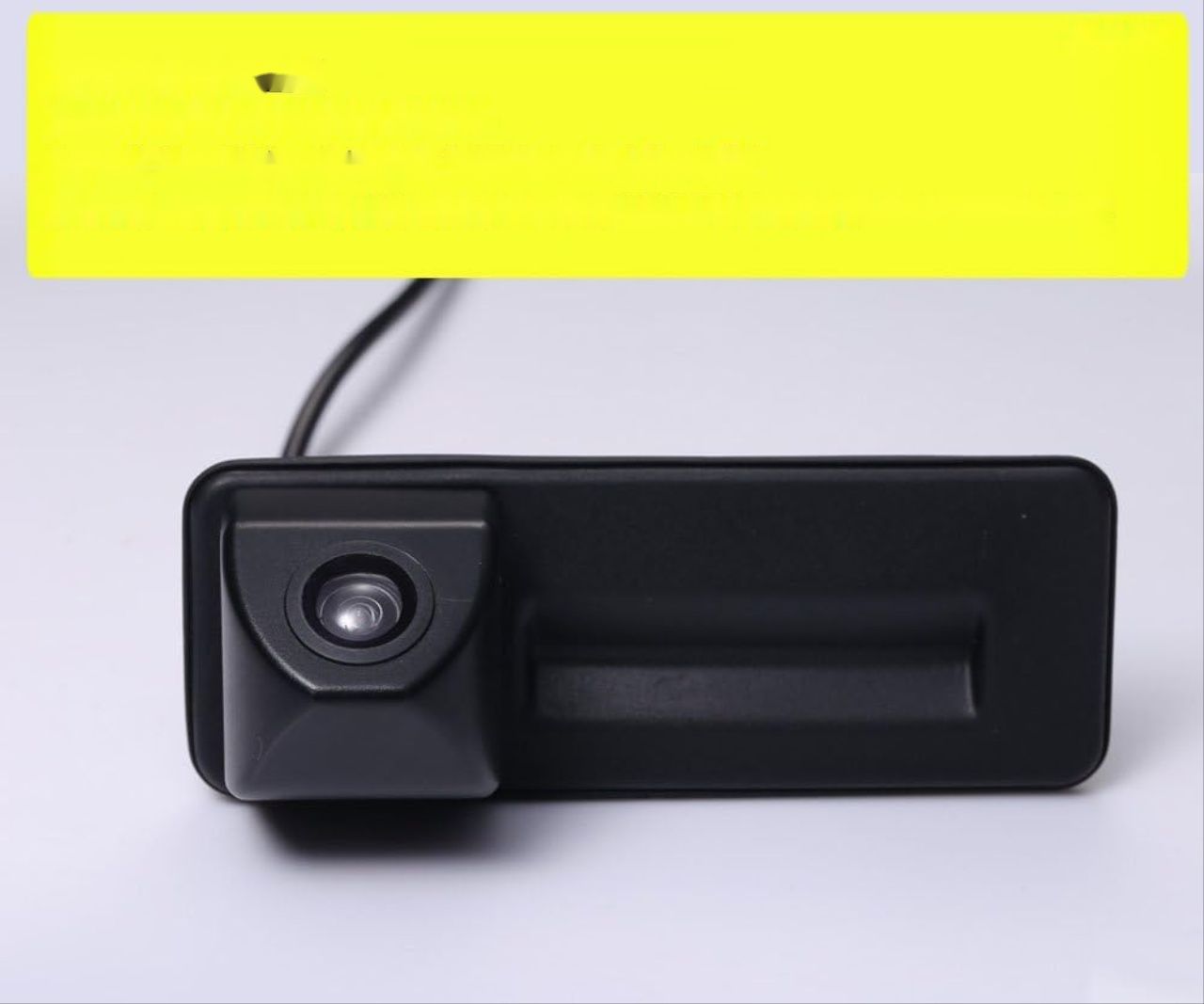 Kamera cofania Navinio, wodoodporna, z widzeniem nocnym, umieszczona w uchwycie bagażnika, dla VW Skoda Rapid Roomster Superb Yeti Fabia Octavia II 1Z5 oraz Audi A1.