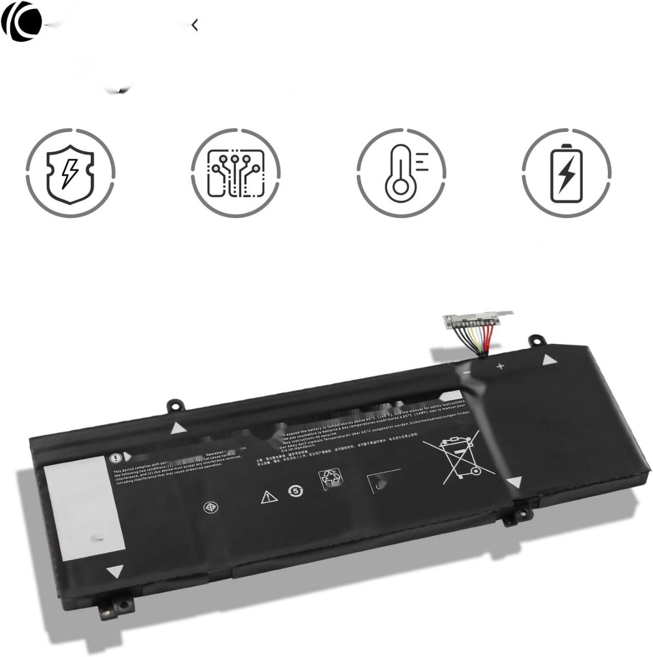 K KYUER MR90Y bateria dla Dell Inspiron, Latitude, Vostro 11.1V 65Wh