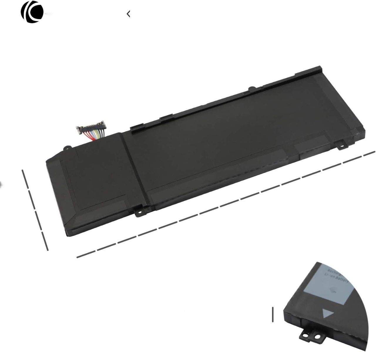 K KYUER MR90Y bateria dla Dell Inspiron, Latitude, Vostro 11.1V 65Wh