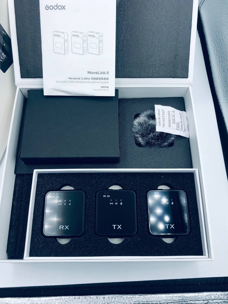 GODOX MoveLink II M2 mikrofon krawatowy do aparatów, smartfonów.