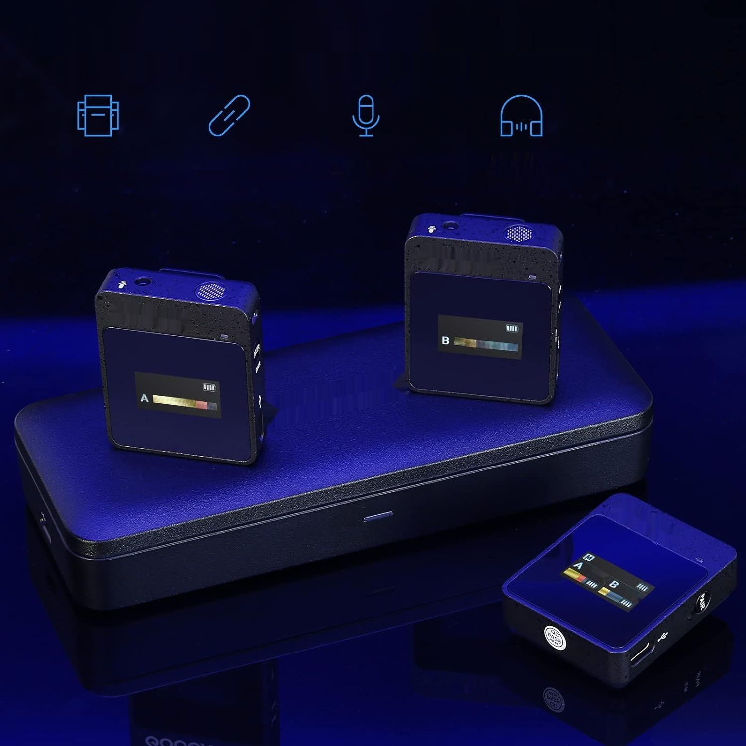 GODOX MoveLink II M2 mikrofon krawatowy do aparatów, smartfonów.