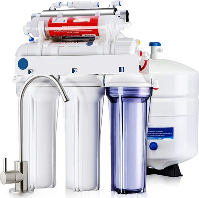 iSpring RCC7AKUV 7-stopniowy system filtracji wody, certyfikat NSF, redukcja TDS