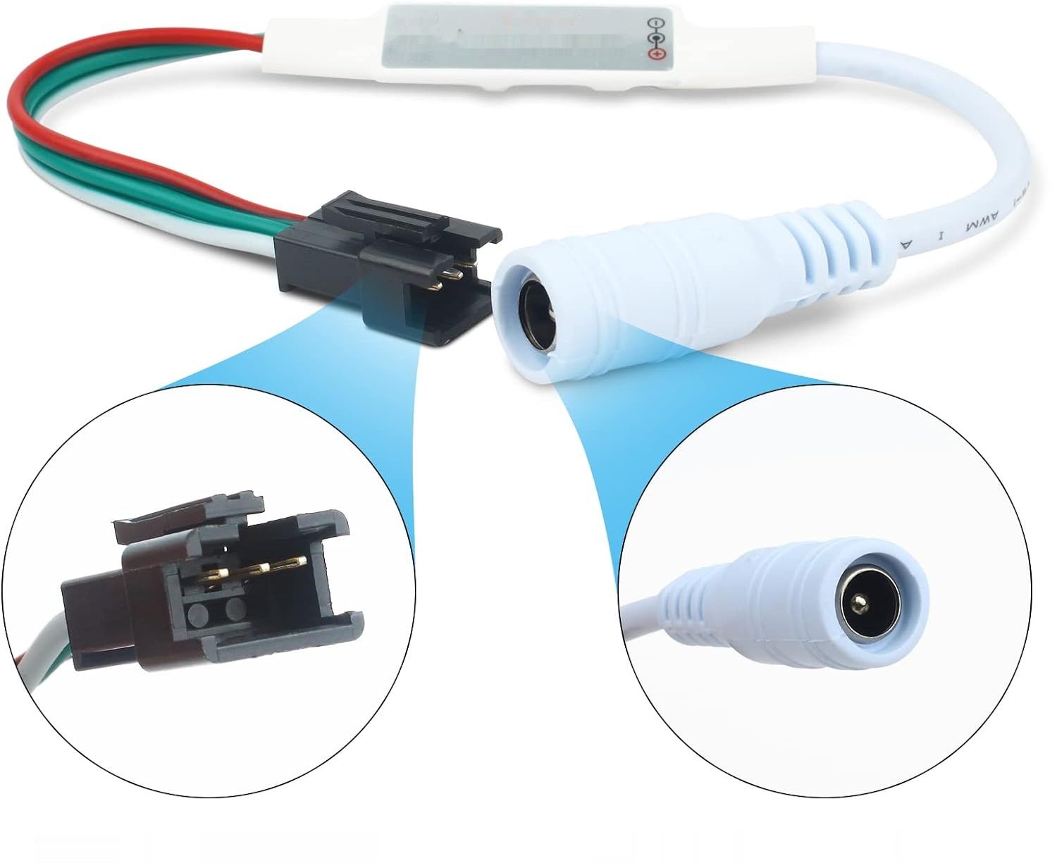 VIPMOON Kontroler LED z pilotem RF z 14 przyciskami 5-24 V Mini RF