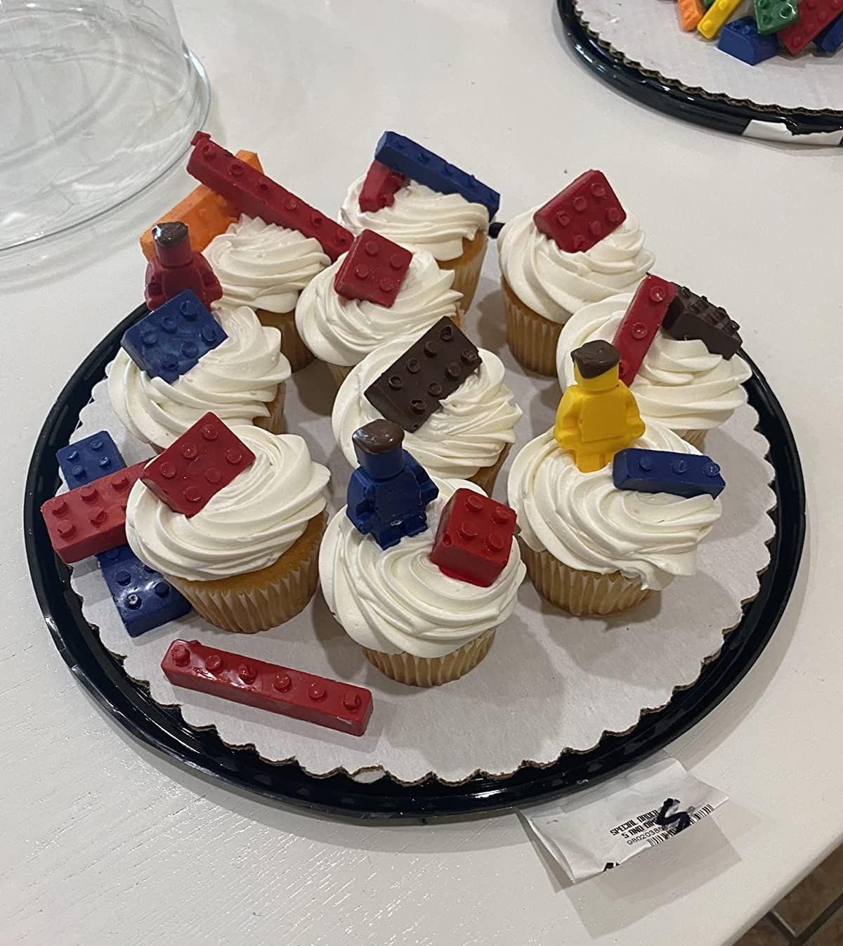 Silikonowe foremki do lodu, czekolady, cukierków, fondantu w kształcie klocków.