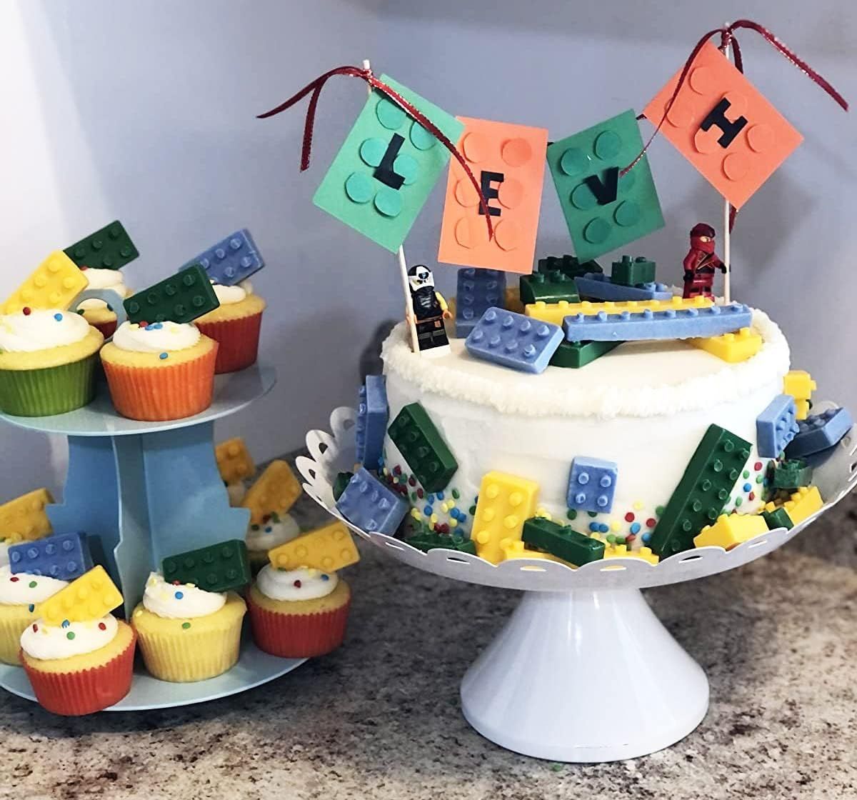 Silikonowe foremki do lodu, czekolady, cukierków, fondantu w kształcie klocków.