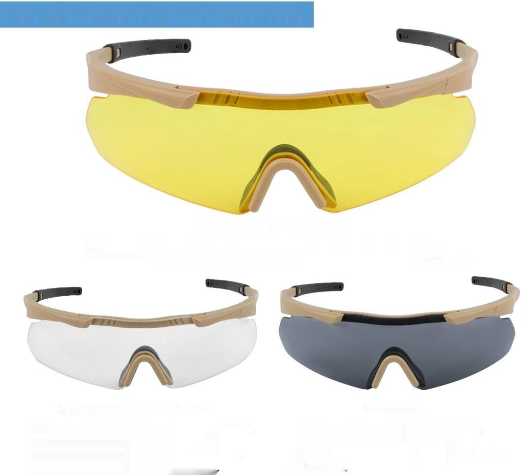 Feyachi ochronne okulary z 3 soczewkami, odpornymi na parowanie i zarysowania, UV-400