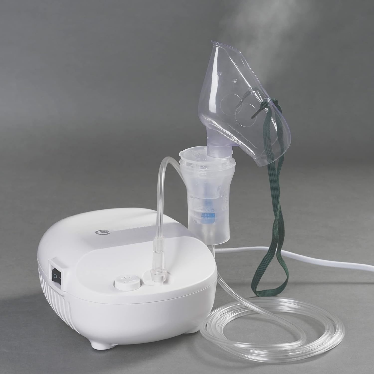 MEDLOT Nebulizator z ustnikiem i maską, dla dorosłych i dzieci, na przeziębienia lub astmę