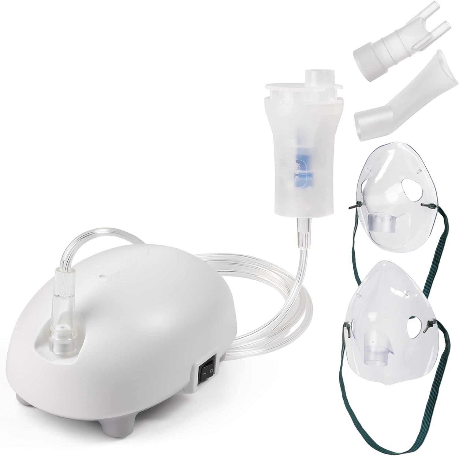 MEDLOT Nebulizator Inhalator, z Ustnikiem i Maską, na Przeziębienia, Portatywny