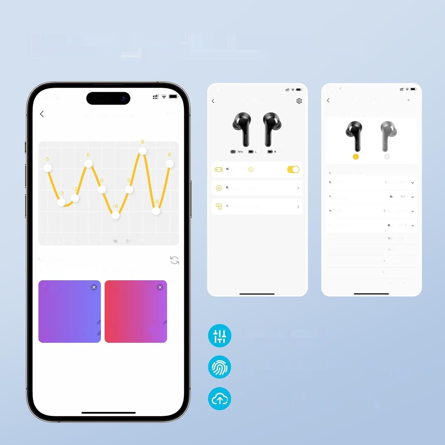 Słuchawki Bluetooth EarFun Air z 4 mikrofonami, basem, akumulatorem 35 h, IPX7