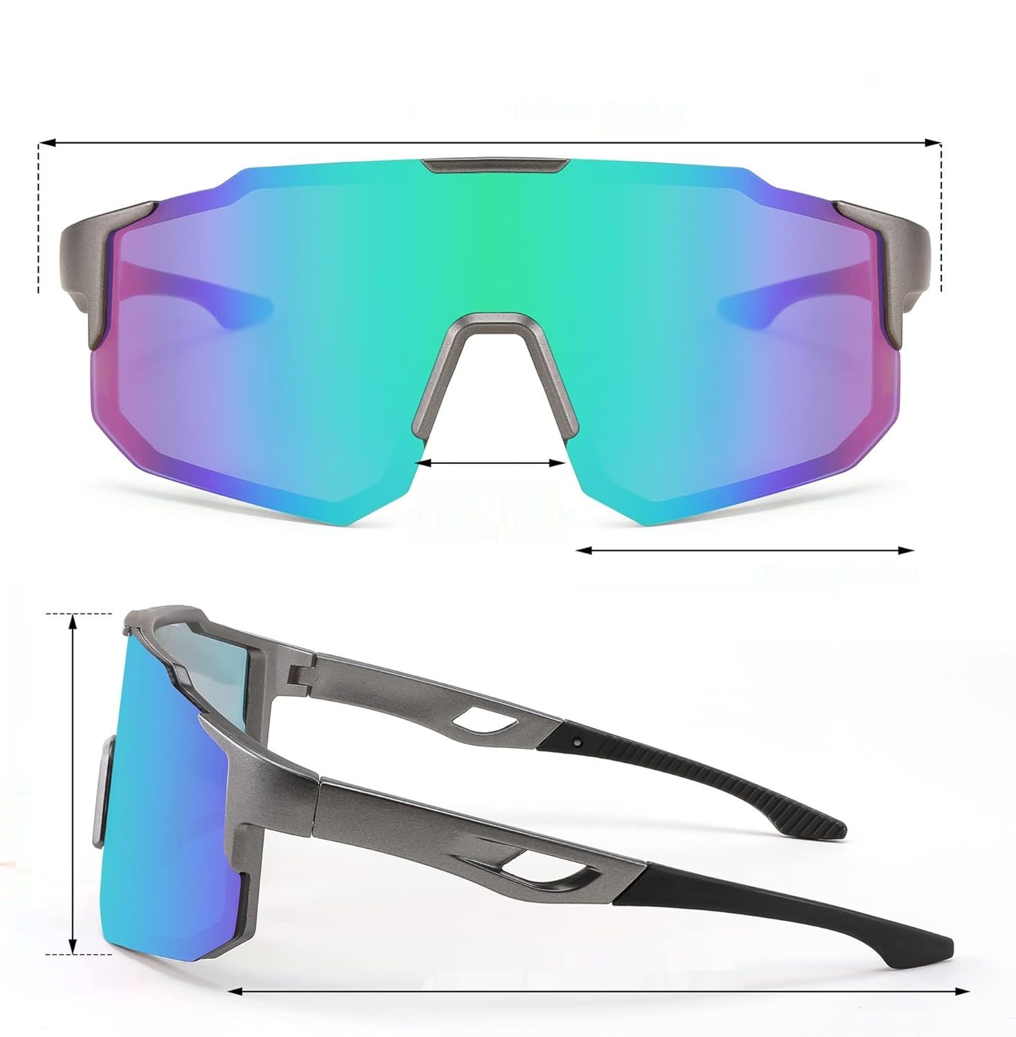 FEISEDY Sportowe Okulary Przeciwsłoneczne z Ochroną UV400 B2388