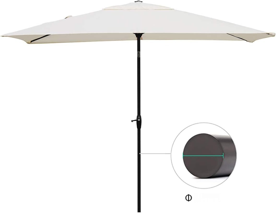 Sekey 200 × 300 cm Parasol z Aluminium Market, UV 50+, Prostokątny