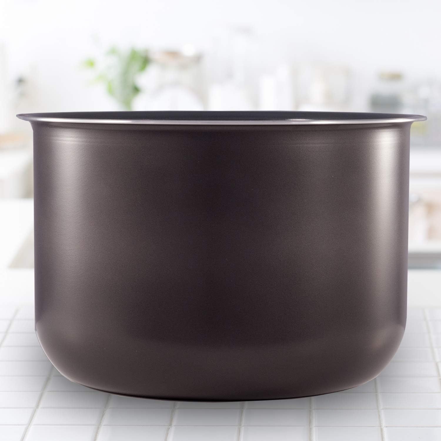 Instant Pot ceramiczny wewnętrzny garnek 8 qt, IP-ceramiczny nieprzywierający, 8 l, szary