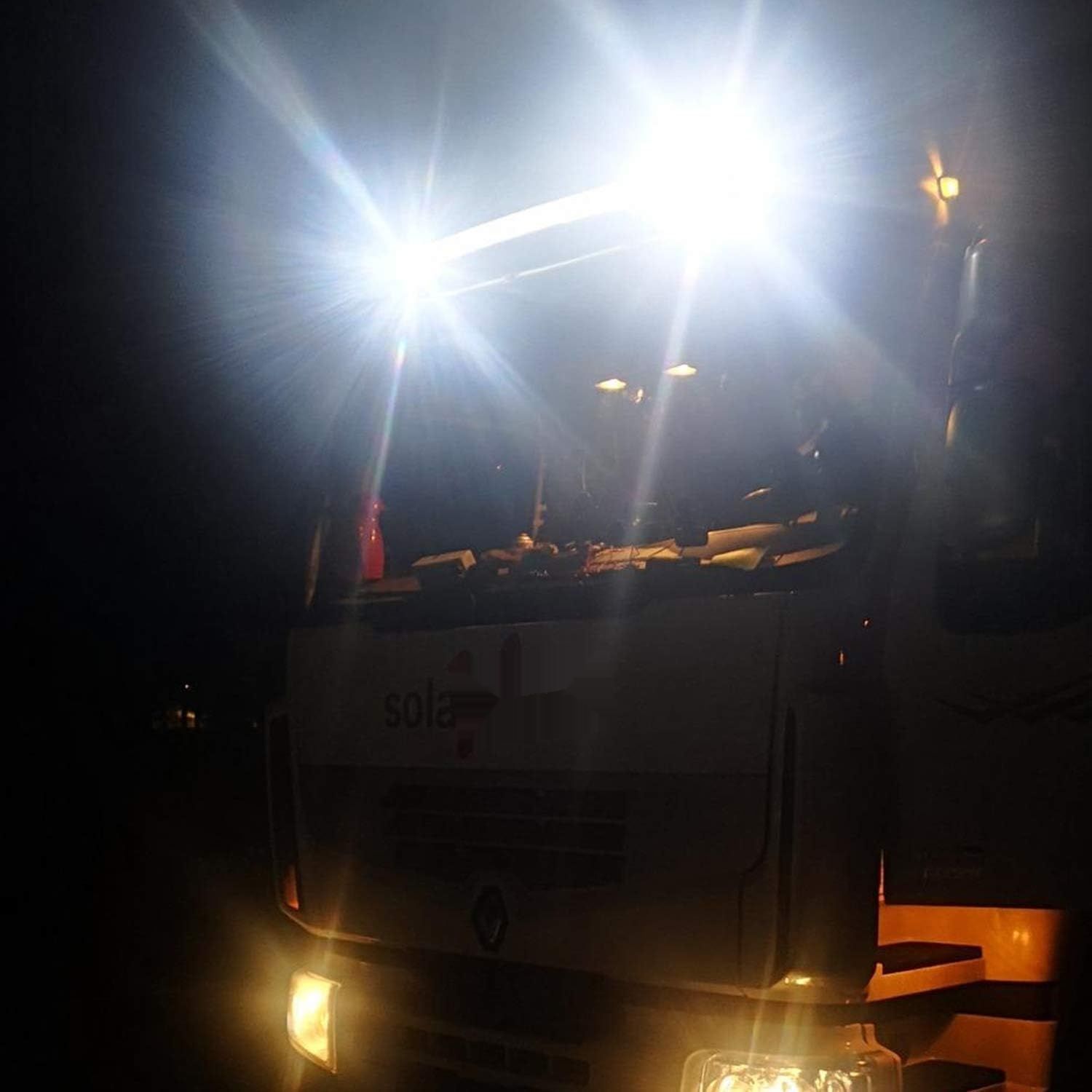 Auxtings 7D LED Work Light Bar, 216-324 W, 3 Rzędy, 12-24 V, 6000K, Off-Road.