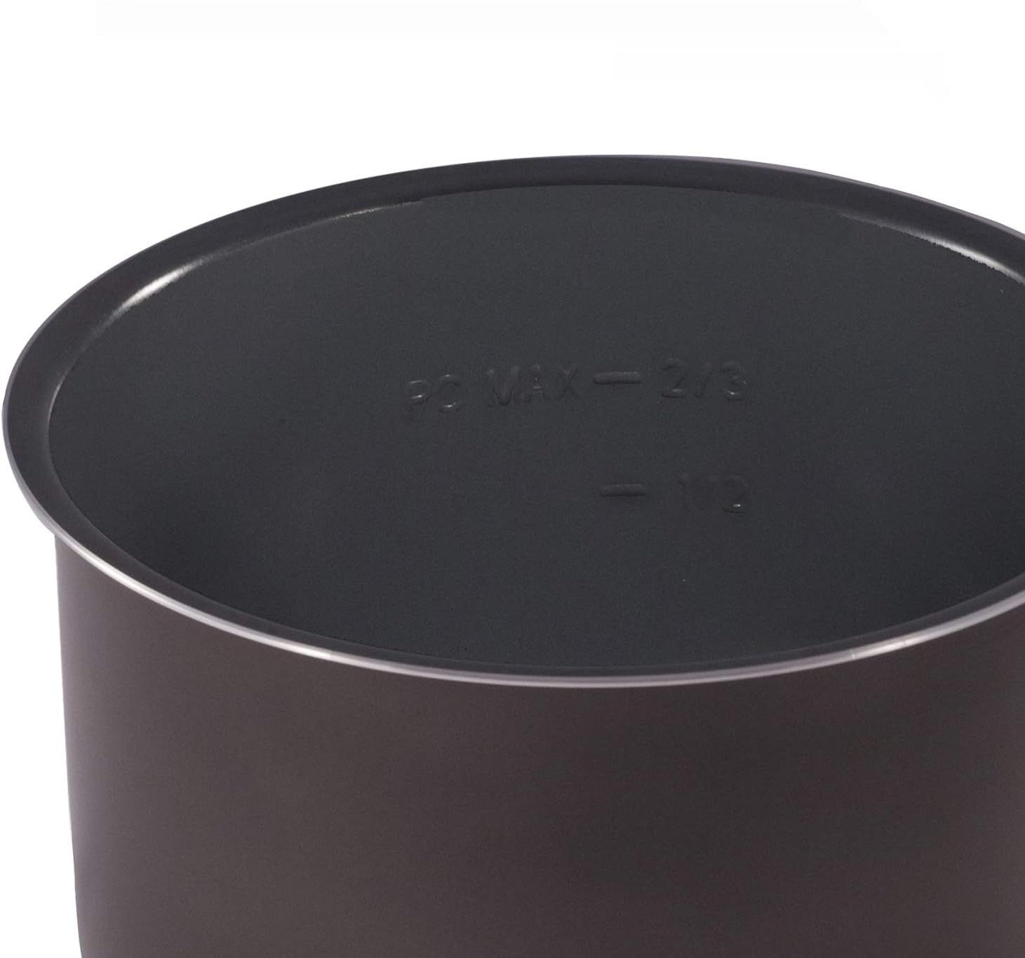 Instant Pot ceramiczny wewnętrzny garnek 8 qt, IP-ceramiczny nieprzywierający, 8 l, szary