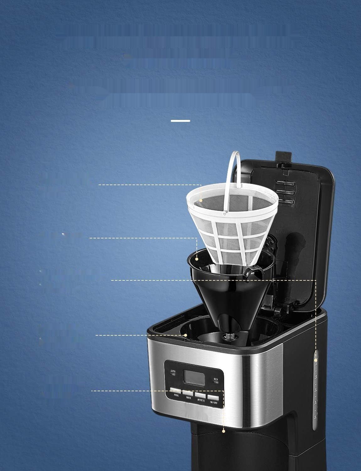 Yabano Ekspres do Kawy z Timerem, AromaSelector, Stały Filtr, 900W, 1,5 L