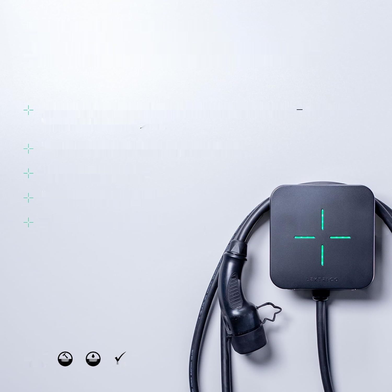 LEKTRI.CO - 1P7K Ładowarka Elektryczna 7,4 kW, WiFi, 5m kabel, 6A-32A