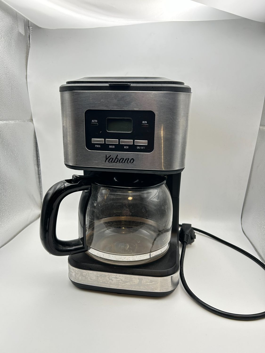 Yabano Ekspres do Kawy z Timerem, AromaSelector, Stały Filtr, 900W, 1,5 L