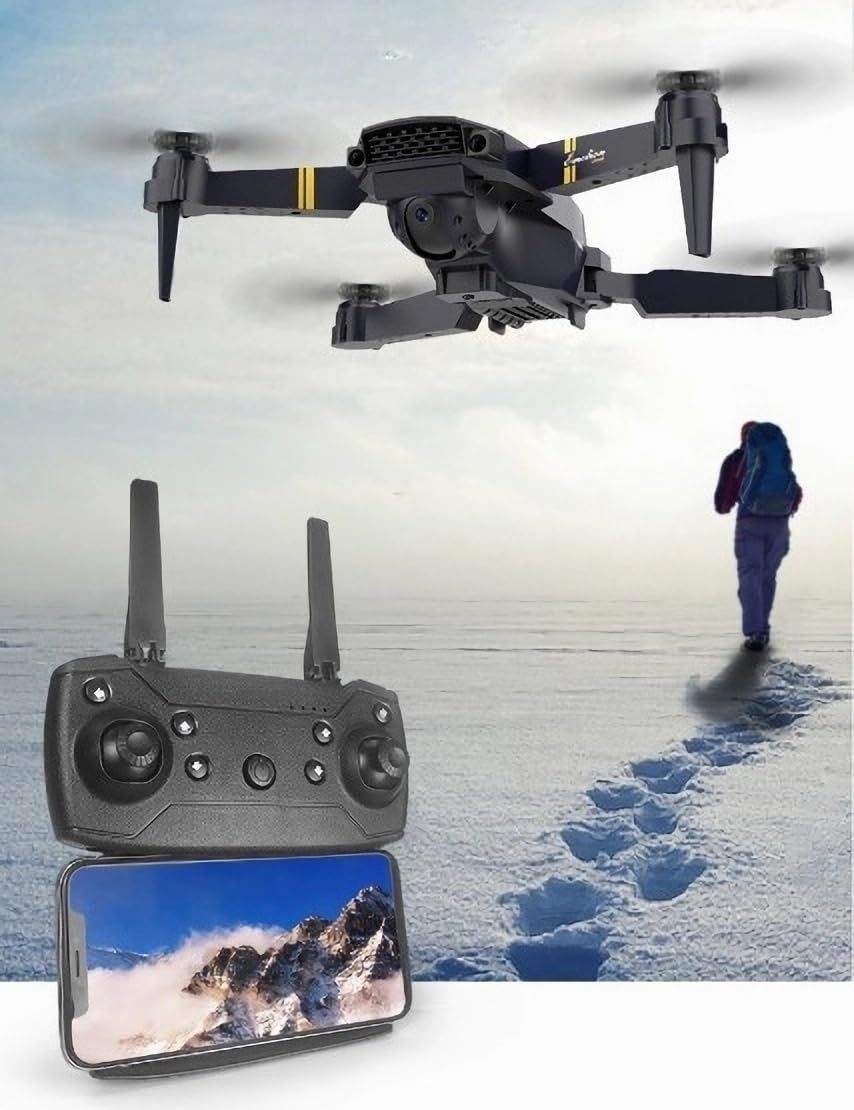 Drone z kamerą Raptor 8K – kompletny zestaw – Mini dron z kamerą 4K, składany, panoramiczny tryb 120°, tryb zwolnionego tempa, obrót o 360°