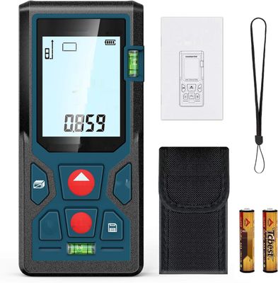 HANMATEK LM50 Dalmierz, cyfrowy, laserowe urządzenie pomiarowe z podświetleniem LCD