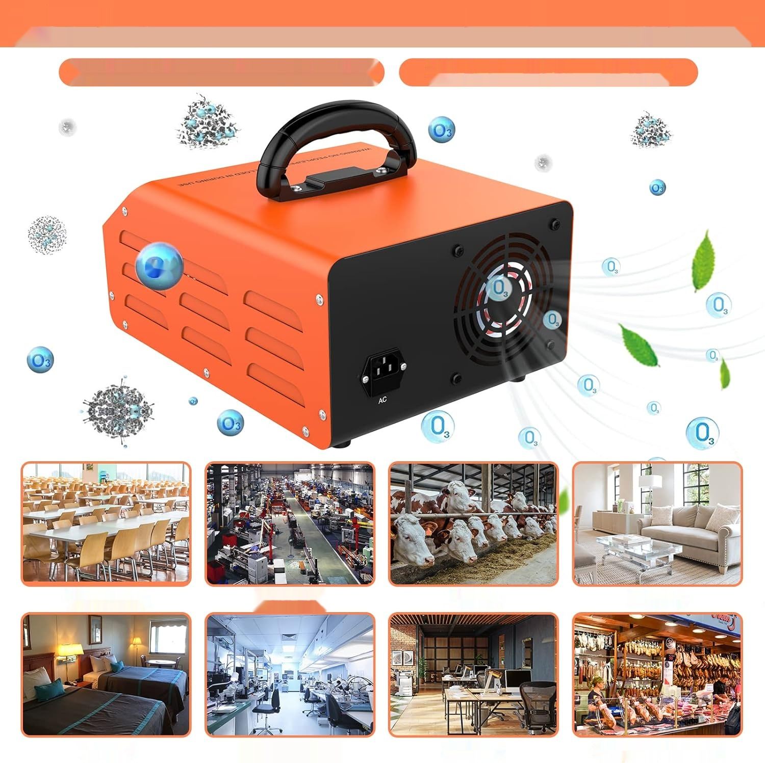 JOBYNA 40,000 mg/h Generator Ozonu z Timerem, Eliminator Zapachów