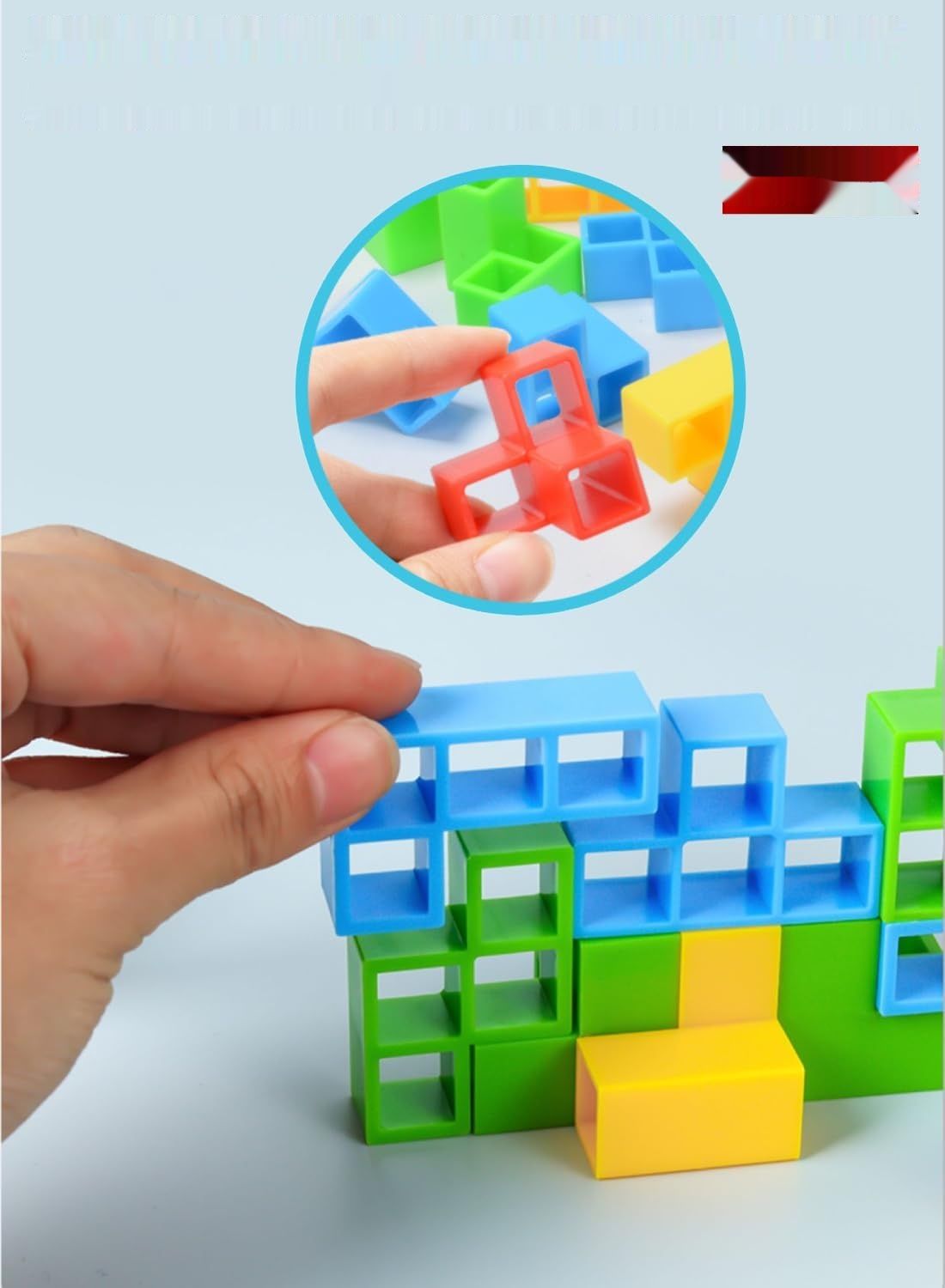 BLOOOK Montessori Zabawka, Tetra Tower Balance, gra budowania wieży.