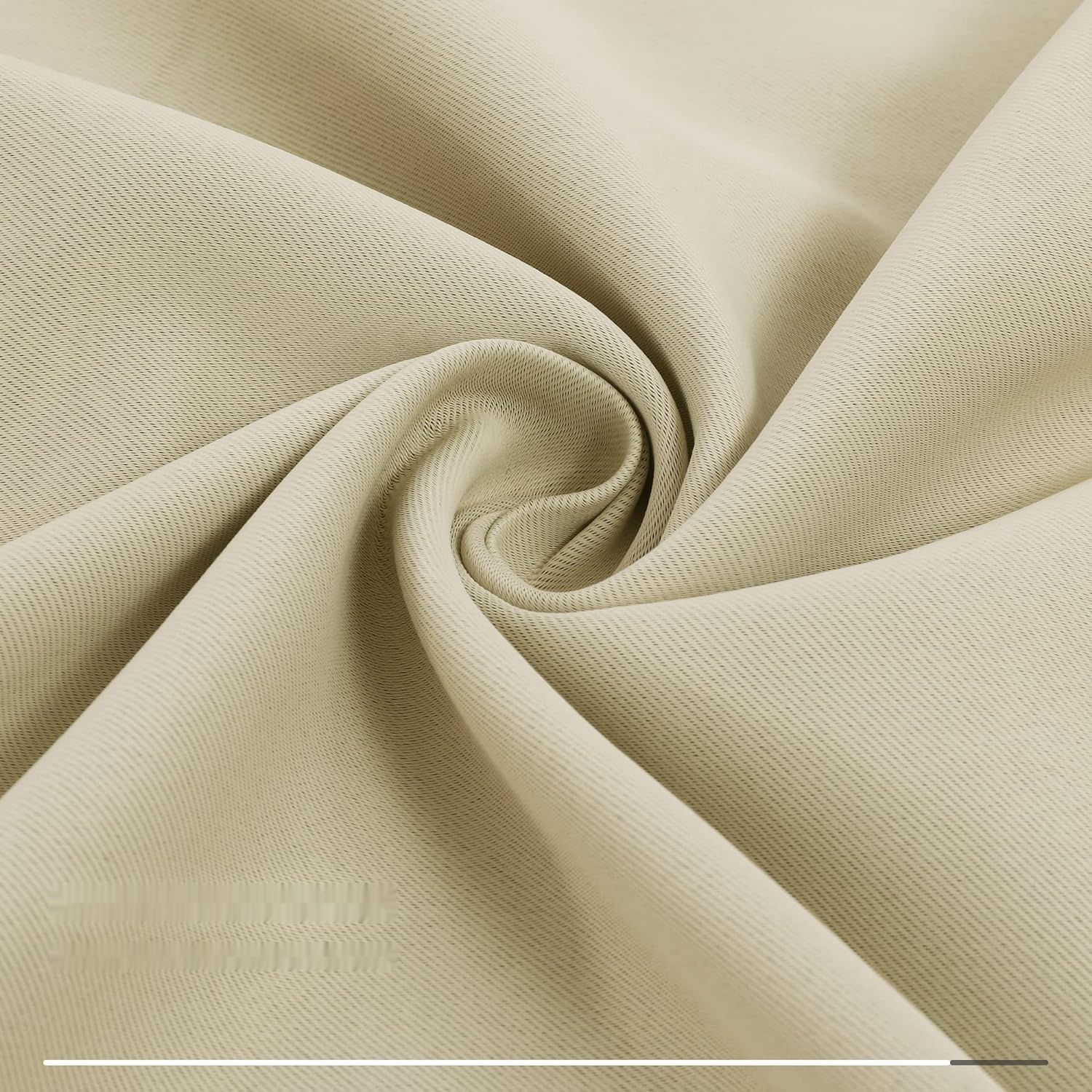 Deconovo Przysłona Zasłony z Przelotkami, 1 szt., 140 cm x 132 cm.