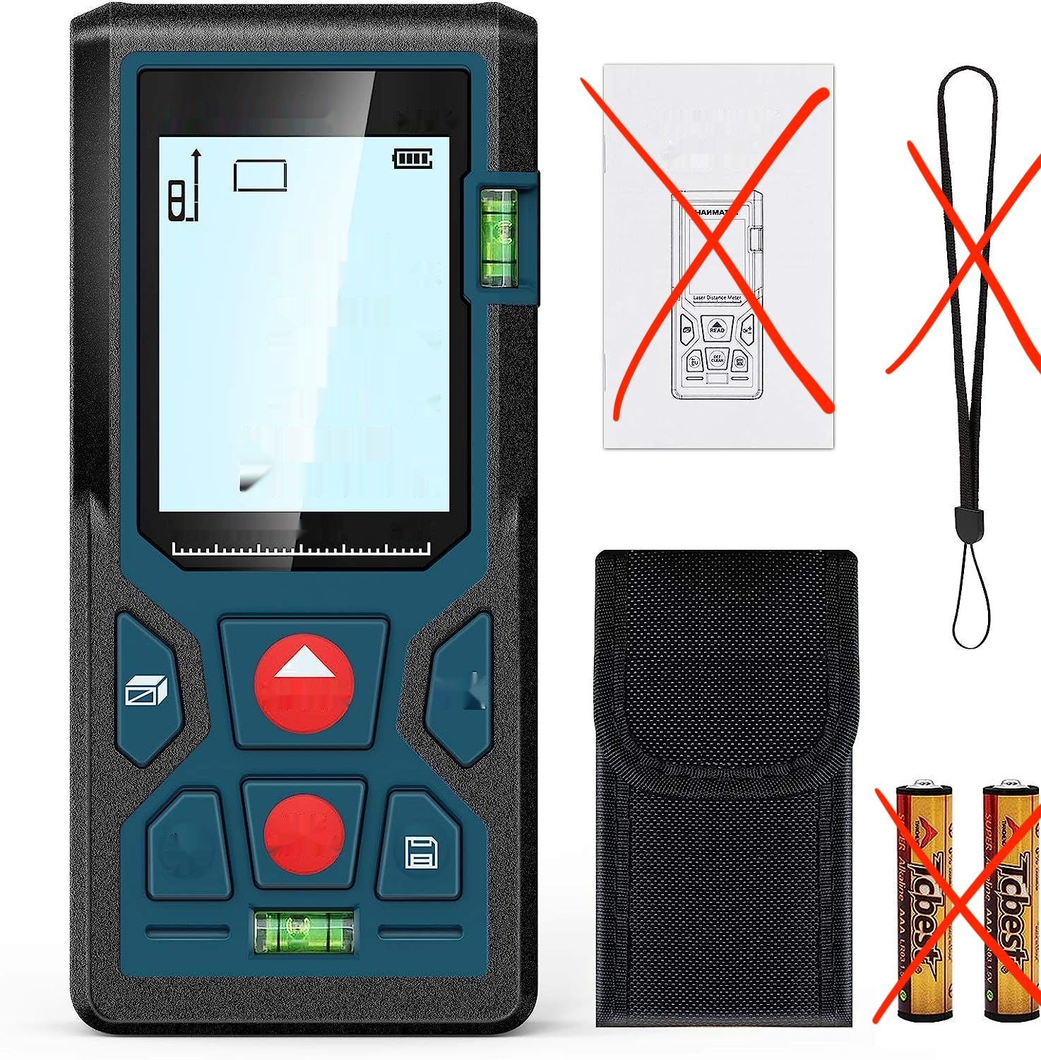 HANMATEK LM50 Dalmierz, cyfrowy dalmierz laserowy z podświetleniem LCD.